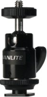 Nanlite Mini Ball Head with Hot Shoe Adapter and 1/4''-20 Mount - Angle_Zoom