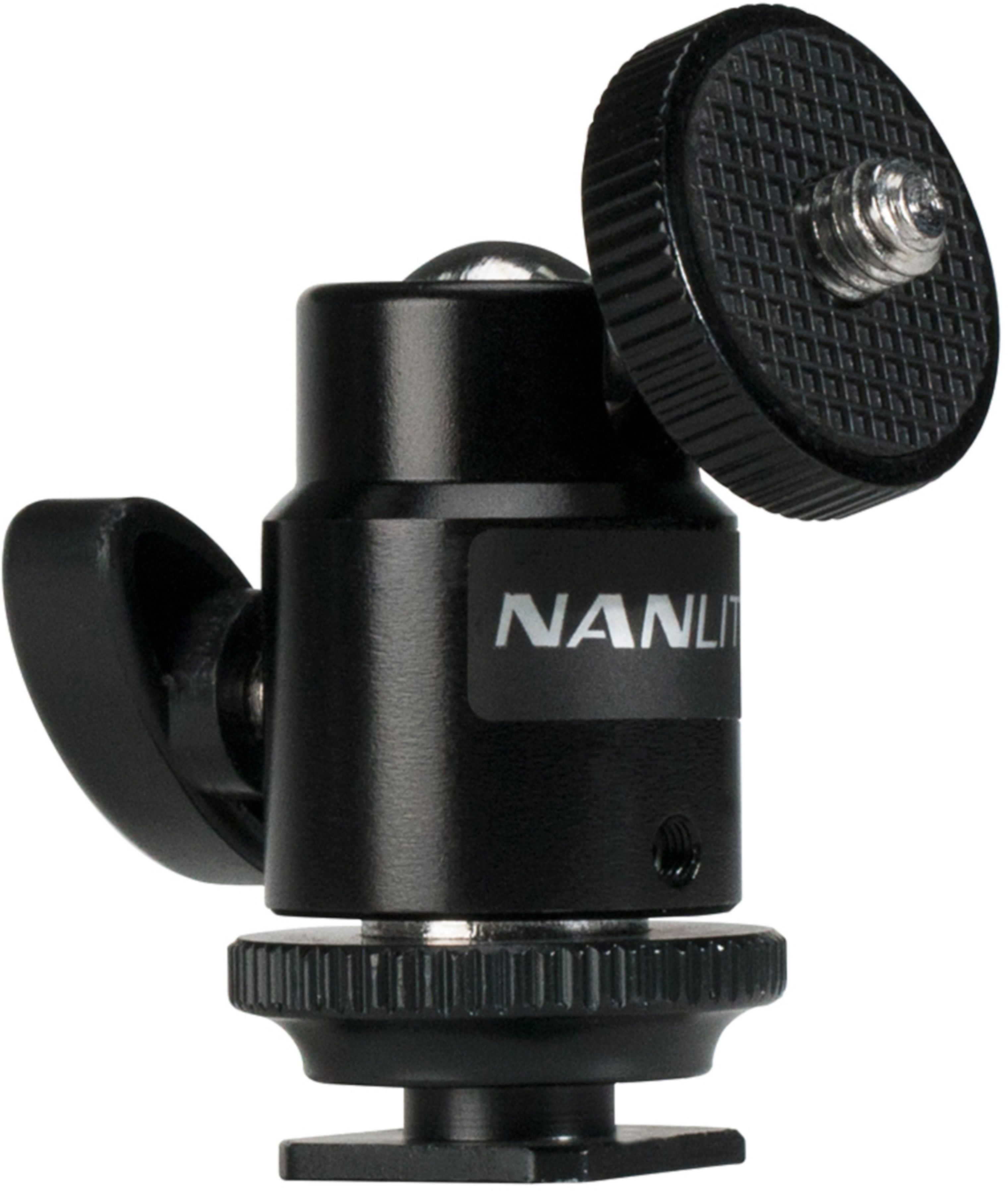 CLOVER Mini Ball Head with 1/4 Thread Screw Hot Shoe Bracket Holder Mount Tripod Stabilizer for DSLR Camera DV LED Light 