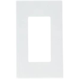 Leviton - 1-Gang Decora Plus Wallplate Screwless Snap-On Mount - White