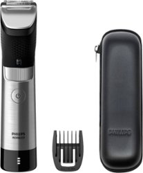 Philips Norelco - Series 9000 Ultimate Rechargeable Beard and Hair Trimmer - Steel - Angle_Zoom