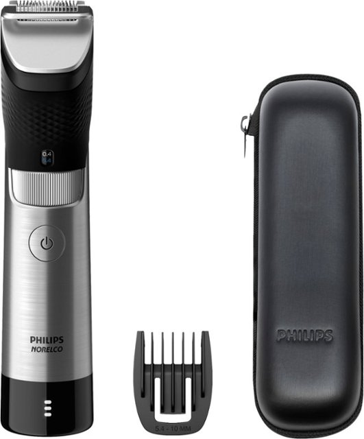 Angle Zoom. Philips Norelco - Series 9000 Ultimate Rechargeable Beard and Hair Trimmer - Steel.