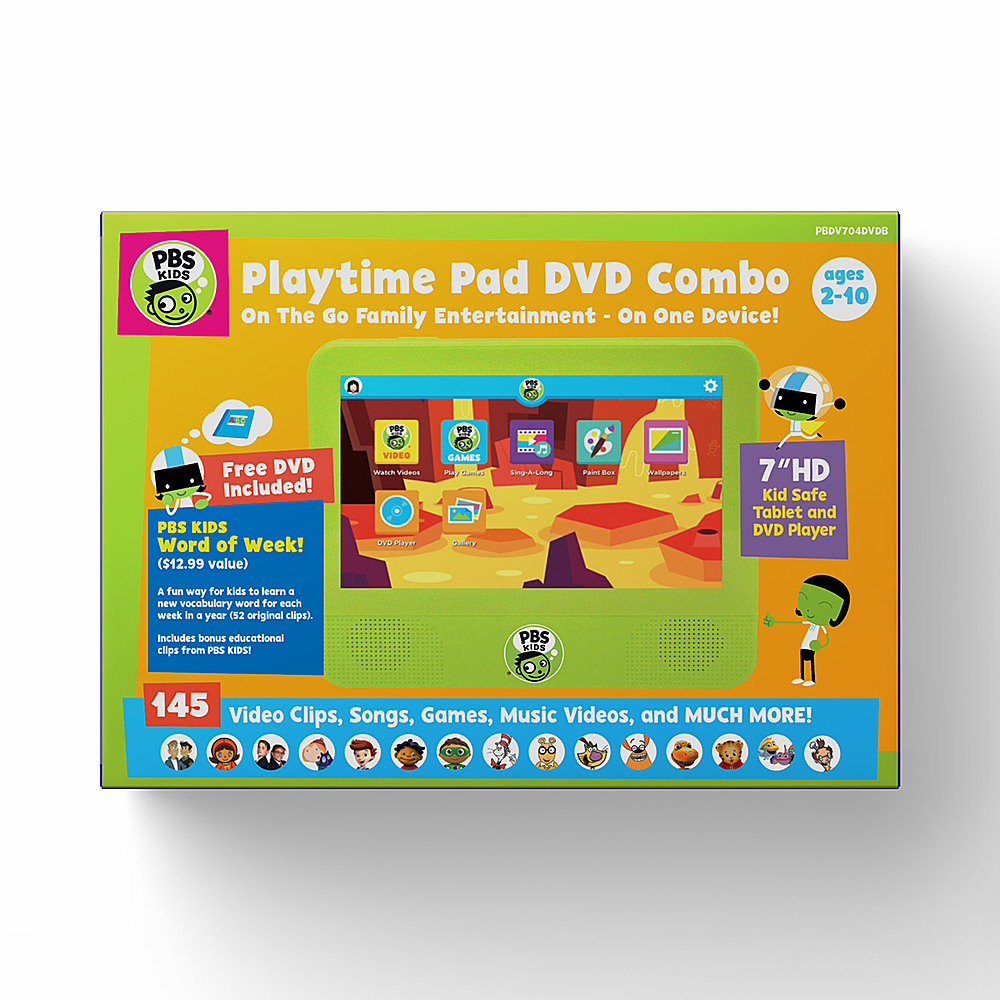 Questions and Answers: PBS Kids Playtime Pad 7” Tablet with DVD Player ...