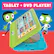 Alt View 21. PBS Kids - Playtime Pad 7” - Tablet with DVD Player & Bonus DVD - 16GB - WiFi - Green.