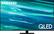 Front. Samsung - 55" Class Q80A Series QLED 4K UHD Smart Tizen TV - Titan Black.