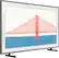 Alt View 21. Samsung - 55" Class The Frame Series LED 4K UHD Smart Tizen TV - Black.