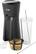 Angle. Mr. Coffee - Iced Single Serve Coffee Maker with Reusable Tumbler, Stainless Steel Straws and Reusable Gold-Tone Coffee Filter, Black - Black.