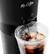 Left. Mr. Coffee - Iced Single Serve Coffee Maker with Reusable Tumbler, Stainless Steel Straws and Reusable Gold-Tone Coffee Filter, Black - Black.