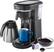 Angle. Mr. Coffee - Space-Saving Combo 10-Cup Coffee Maker and Pod Single Serve Brewer - Stainless Steel/Black.