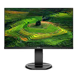 Philips - B-Line 241B8QJEB 24" IPS Widescreen Adaptive Sync Monitor (DisplayPort, VGA, USB, HDMI, DVI) - Black