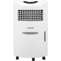 Honeywell - 470 CFM Indoor Evaporative Air Cooler (Swamp Cooler) with Remote Control in White - White - Front_Zoom