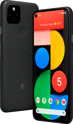 Google - Geek Squad Certified Refurbished Pixel 5 5G 128GB - Just Black (Verizon)