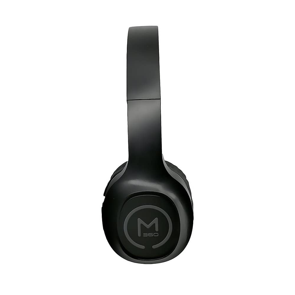 Alt View 12. Morpheus 360 - TREMORS Wireless On-the-Ear Headphones, Wireless Headset with Microphone - Black/Gray.