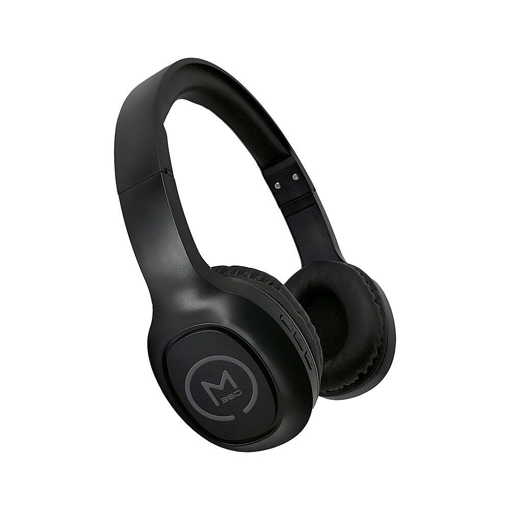 Alt View 14. Morpheus 360 - TREMORS Wireless On-the-Ear Headphones, Wireless Headset with Microphone - Black/Gray.