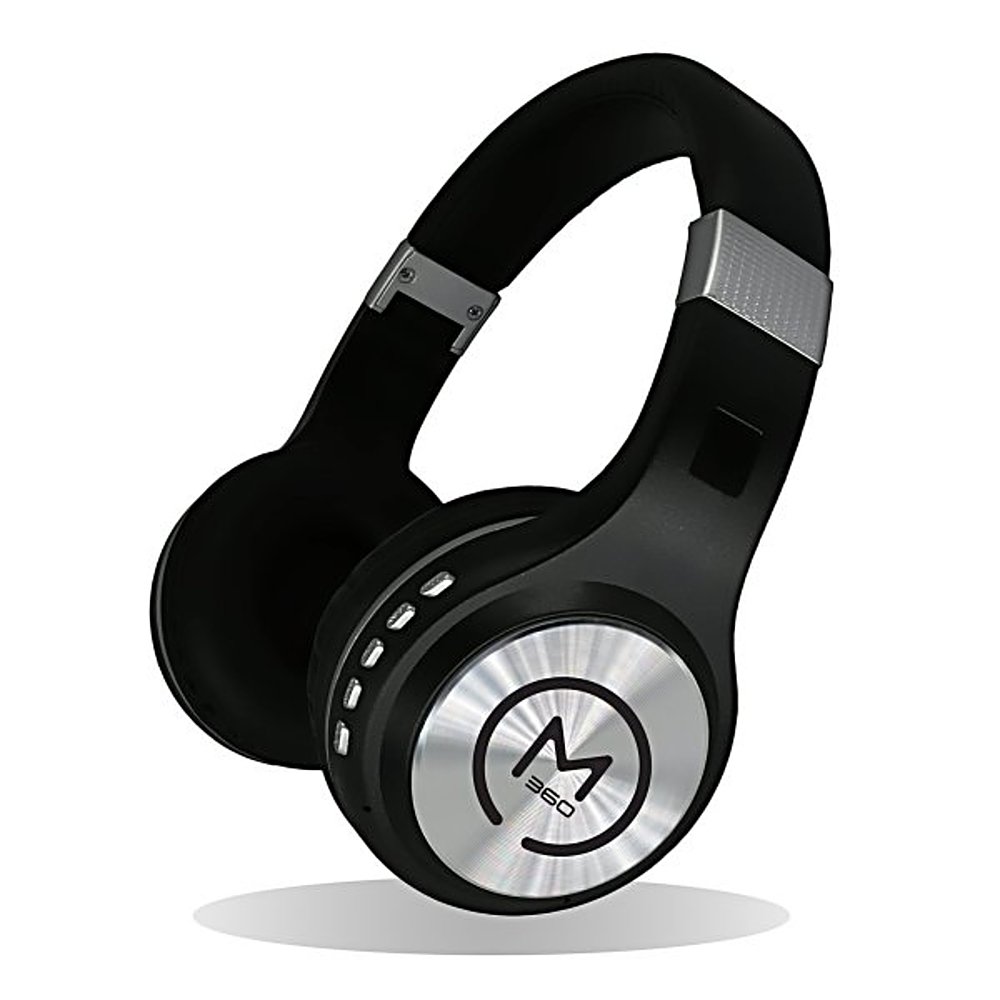 Morpheus 360 - SERENITY Wireless Over-the-Ear Headphones with Microphone - Black/Silver