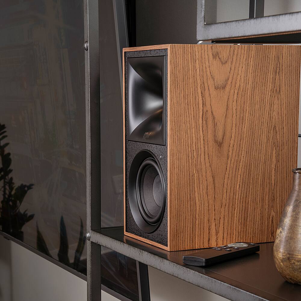 Alt View 11. Klipsch - The Fives Powered Speakers with HDMI-ARC - Walnut.