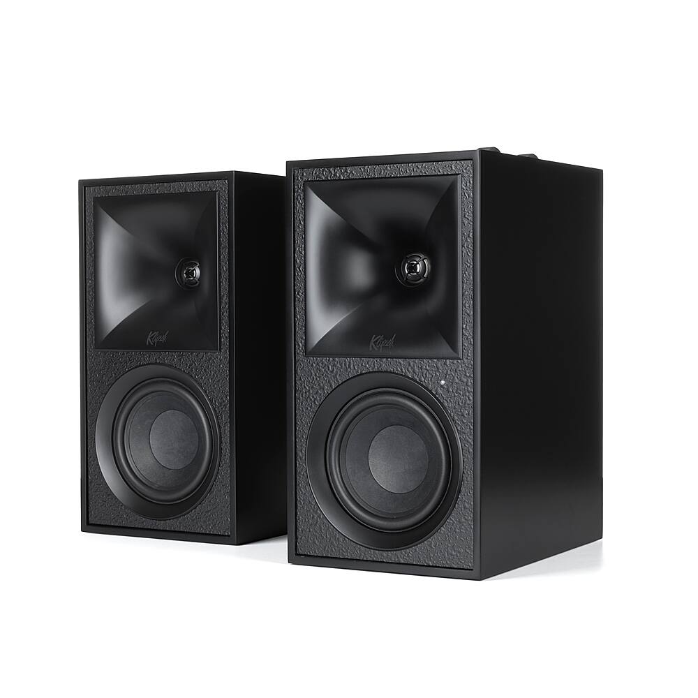 Angle. Klipsch - The Fives Powered Speakers with HDMI-ARC - Matte Black.