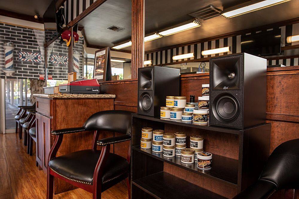 Alt View 18. Klipsch - The Fives Powered Speakers with HDMI-ARC - Matte Black.