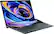 Angle. ASUS - ZenBook Duo 14" Touch-Screen Laptop - Intel Core i7 - 8GB Memory - 512GB SSD - Celestial Blue.
