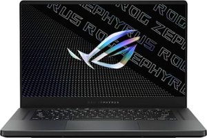 ASUS - ROG Zephyrus G15 15.6" QHD Laptop - AMD Ryzen 9 - 16GB Memory - NVIDIA GeForce RTX 3080 - 1TB SSD - Eclipse Gray - Front_Zoom