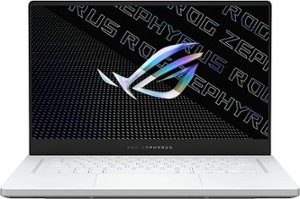 ASUS - ROG Zephyrus G15 15.6" QHD Laptop - AMD Ryzen 9 - 32GB Memory - NVIDIA GeForce RTX 3080 - 1TB SSD - Moonlight White - Front_Zoom