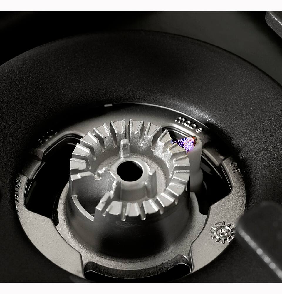 Alt View 27. Café - 48" Built-In Gas Cooktop with 6 Burners, Customizable - Matte White.