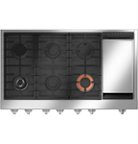 Thermador Professional 48 Built-In Gas Cooktop with 6 Burners and Grill –  Liquid Propane Convertible Silver PCG486WL - Best Buy