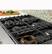 Alt View 25. Café - 48" Built-In Gas Cooktop with 6 Burners, Customizable - Stainless Steel.