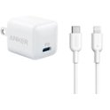 Anker PowerPort PD Nano 20W USB-C Wall Charger Adapter with 6ft USB-C to Lightning Cable