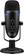 Front. Insignia™ - Wired Cardioid & Omnidirectional USB Microphone - Black.