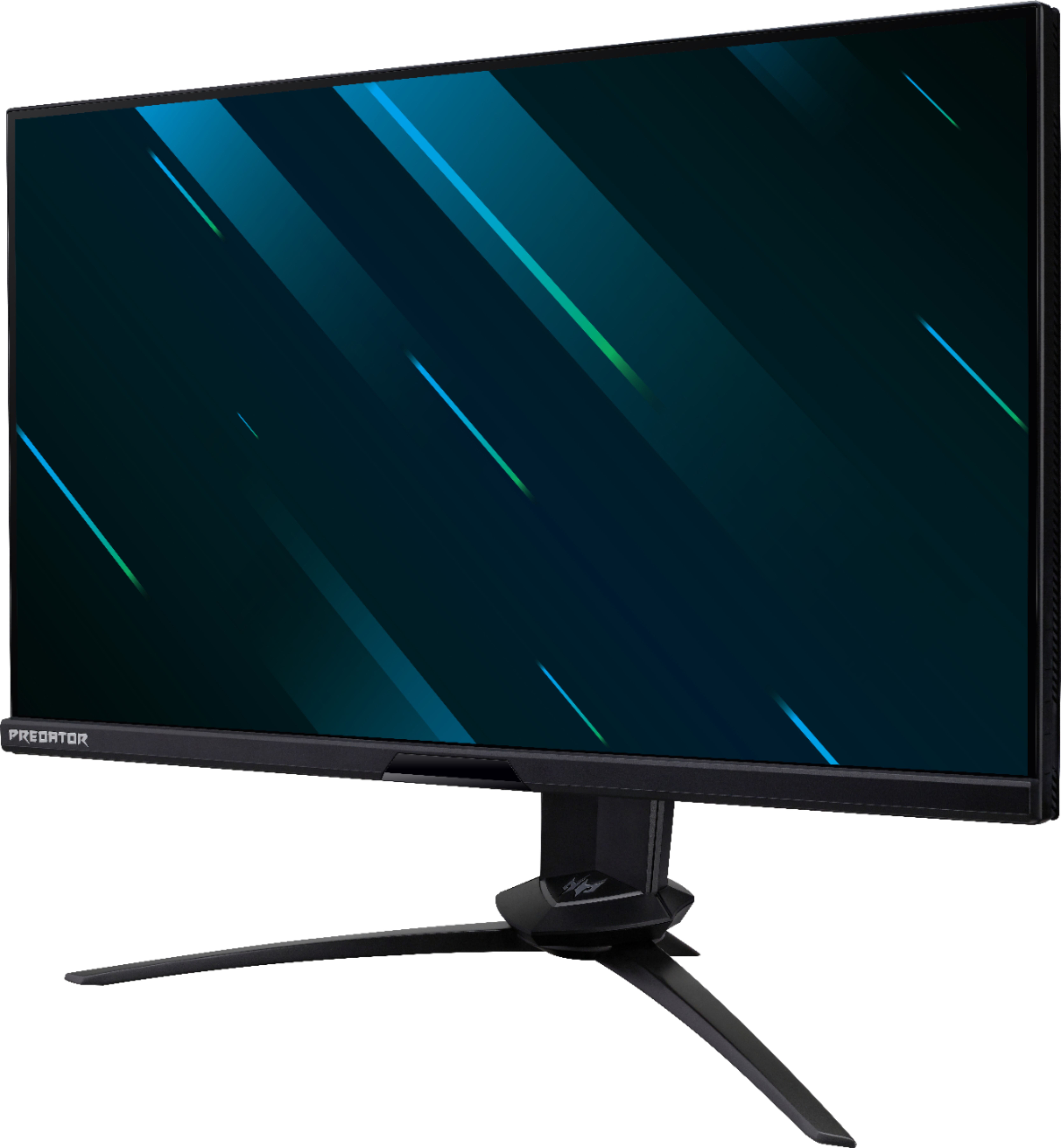 Left View: Acer - Predator X25 bmiiprzx 24.5" FHD  Dual Drive IPS Monitor with NVIDIA G-SYNC Gaming Monitor- VESA Certified Display HDR400