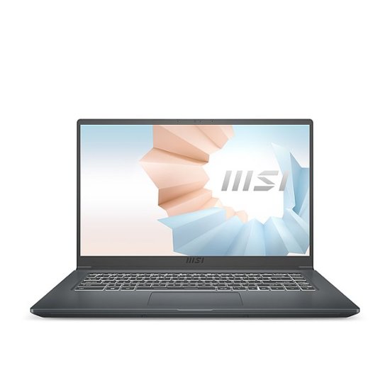 MSI – Modern 15.6″ Laptop – Intel Core i7-1165G7 – 16GB Memory – 512GB Solid State Drive – Carbon Gray