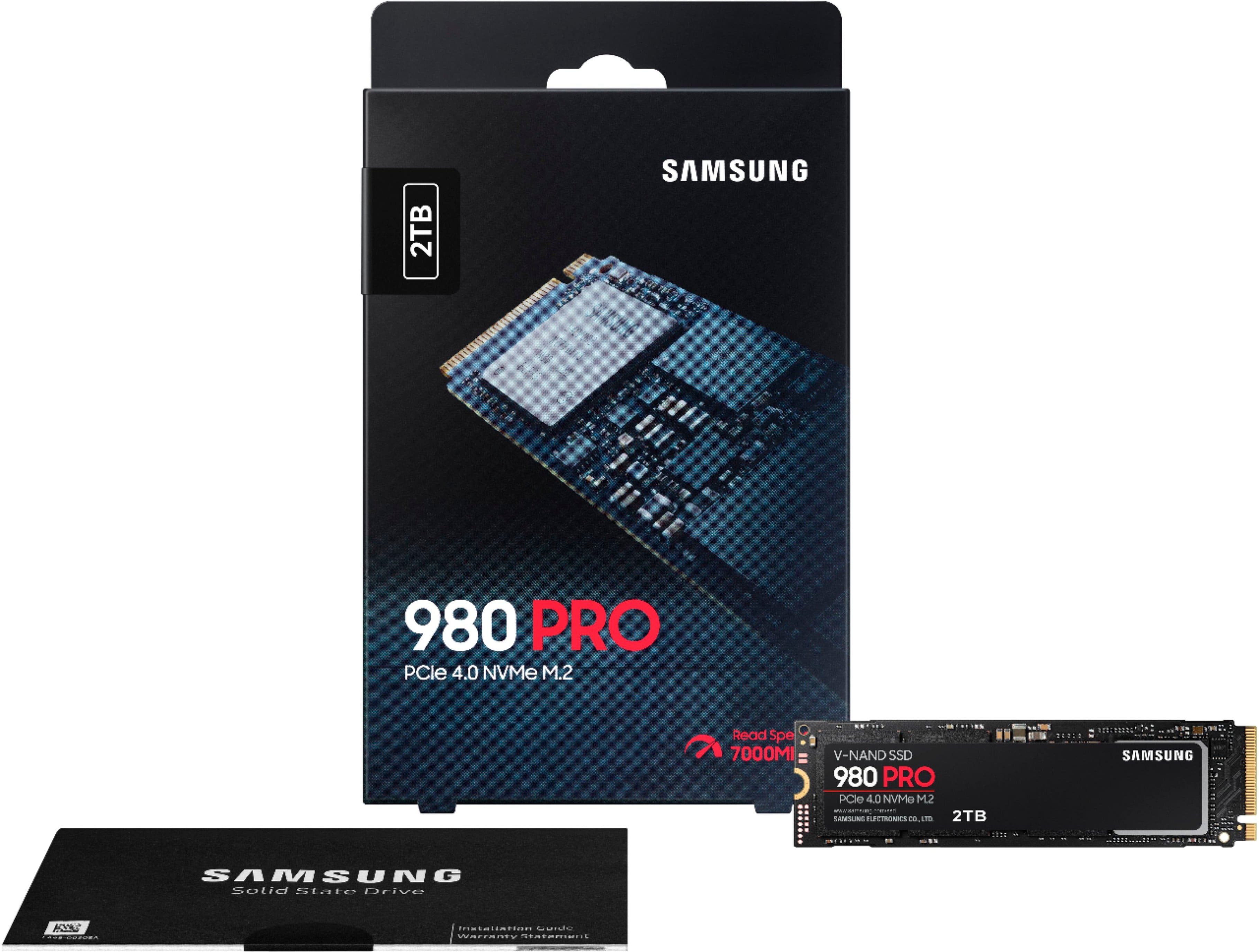 Alt View 15. Samsung - Geek Squad Certified Refurbished 980 PRO 2TB Internal SSD PCIe Gen 4 x4 NVMe - Black.