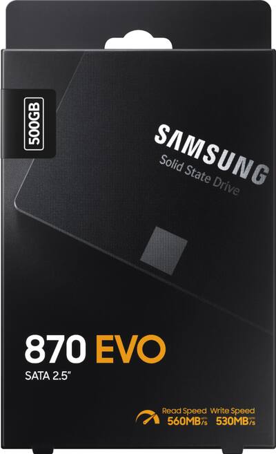 Samsung Geek Squad Certified Refurbished 870 EVO 500GB SATA Solid Samsung Geek Squad Certified Refurbished 870 EVO 500GB SATA Solid