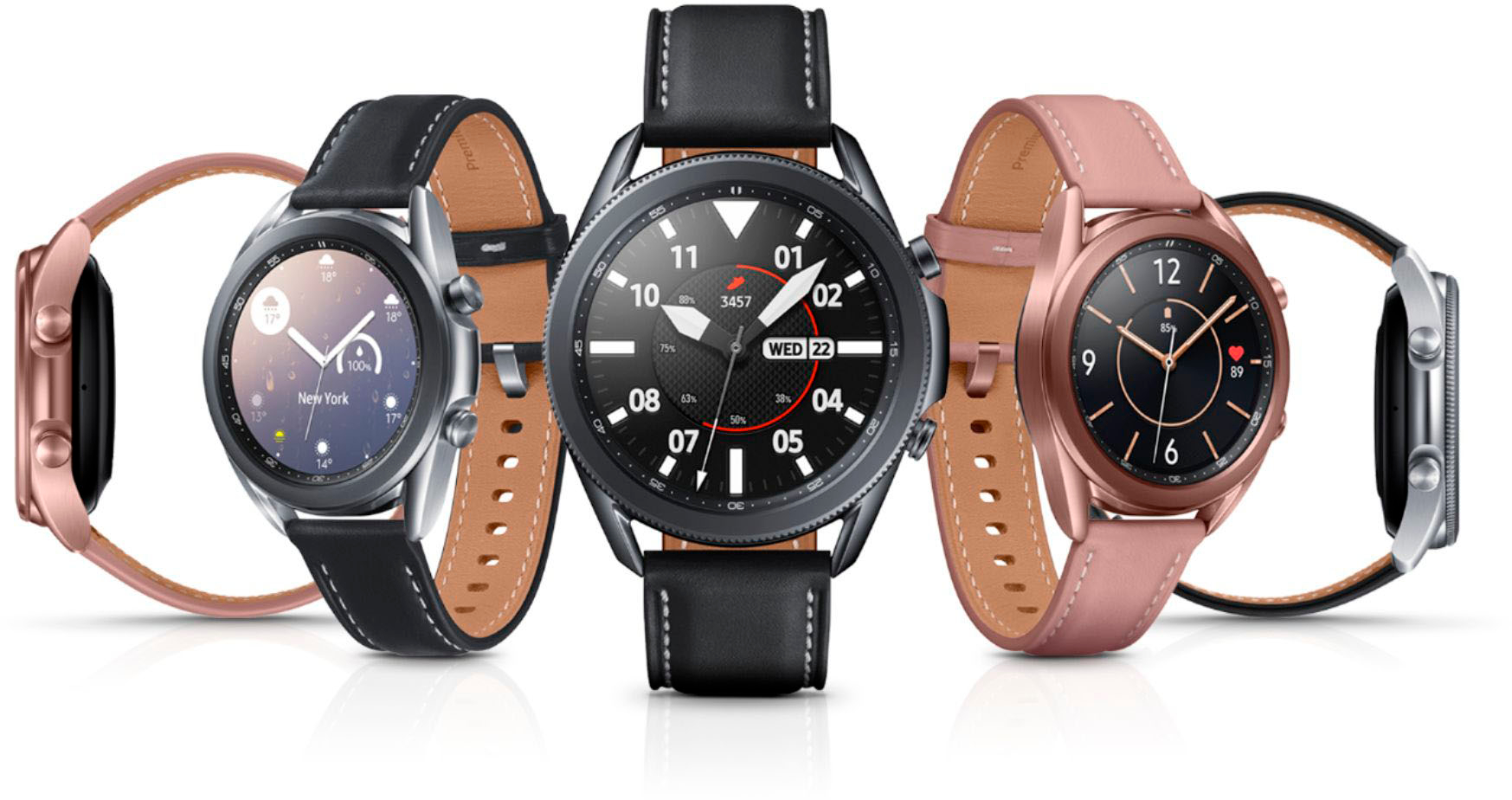 Samsung Geek Squad Certified Refurbished Galaxy Watch3 Smartwatch 41mm ...
