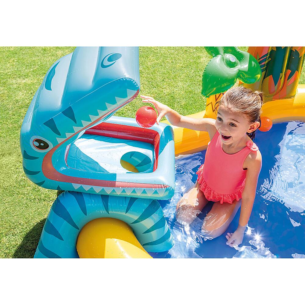 Alt View 18. Intex - Dinosaur Play Center Inflatable Kids Set Swimming Pool.