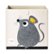 Alt View Zoom 11. 3 Sprouts - Children's Foldable Fabric Storage Cube Box Soft Toy Bin - Gray Mouse.