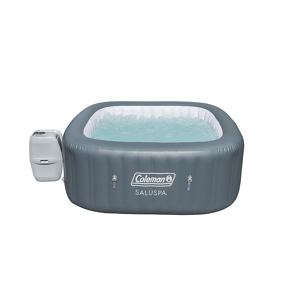 Coleman - SaluSpa Portable Inflatable Outdoor AirJet Square Hot Tub.