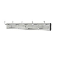 Rev-A-Shelf - Wall Mounted Pullout Belt Rack Organizer - Chrome - Front_Zoom
