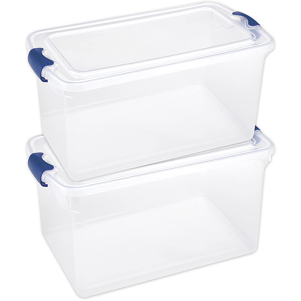 Best Buy: Homz Heavy Duty Modular Stackable Storage Containers, 2 Pack ...