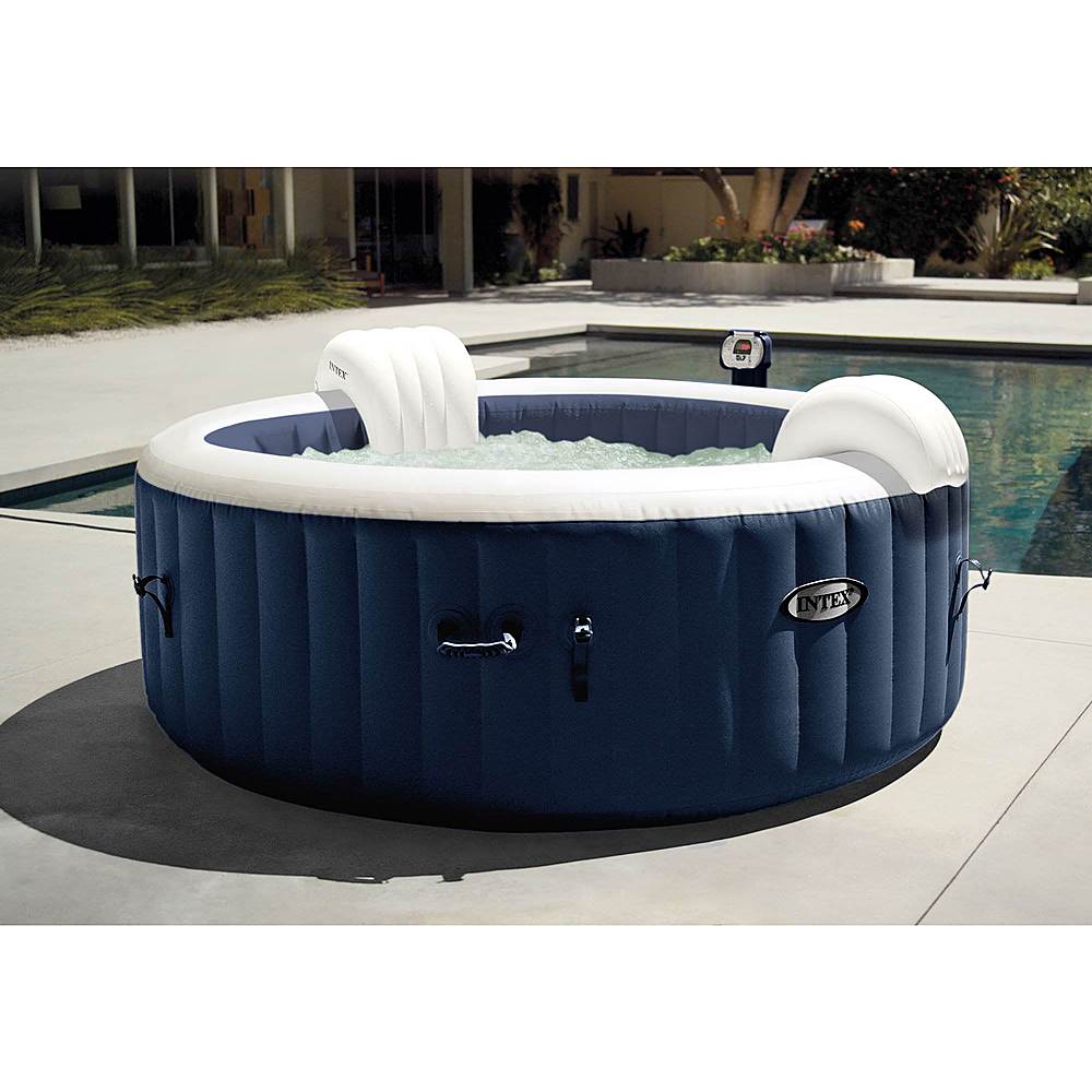 Best Buy: Intex PureSpa Portable Bubble Jet Spa 4 Person Inflatable ...