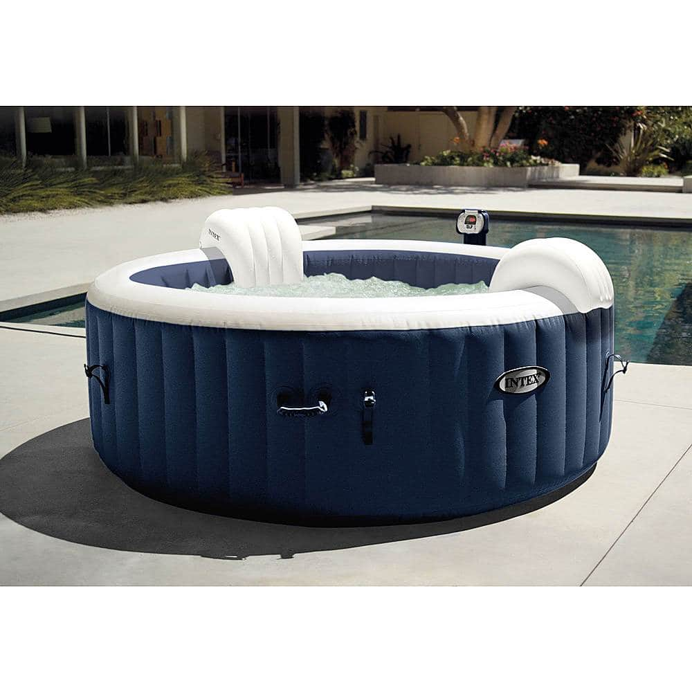 intex purespa bubble hot tub & pool set