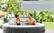Alt View 12. Intex - Greywood Deluxe 4 Person Inflatable Portable Hot Tub Spa w LED Light - Gray.