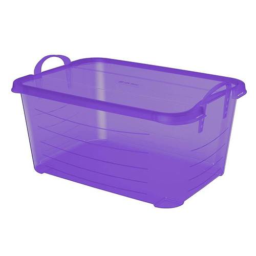 Life Story - Locking Stackable Organization and Storage Container - Purple