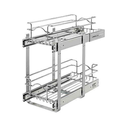 Rev-A-Shelf - Cabinet Pull Out Wire Basket - Chrome