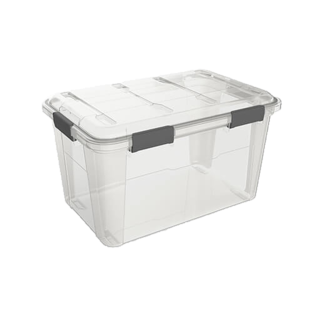 Pebbly PKV-007 Storage Container, Natural, 2, 2 L, 11 x 11 x 30 cm