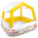 Front. Intex - Inflatable Ocean Scene Sun Shade Kids Swimming Pool With Canopy - Multi.