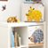 Alt View Zoom 13. 3 Sprouts - Children's Foldable Fabric Storage Cube Box Soft Toy Bin - Yellow Rhino.