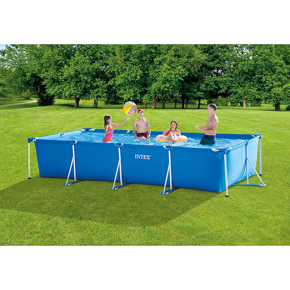 Alt View 12. Intex - Kids Rectangular Frame Outdoor Above Ground Swimming Pool.