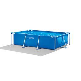 Intex - Kids Rectangular Frame Outdoor Above Ground Swimming Pool