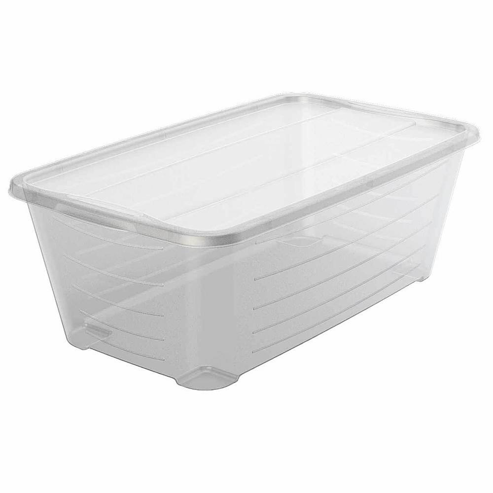 Alt View 13. Life Story - Rectangular Clear Plastic Storage Shoe Box, 4 Pack.